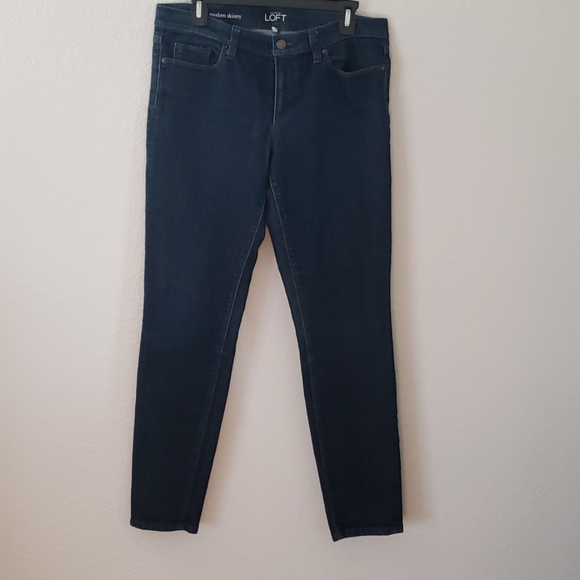 Loft Skinny Jeans sz 12 - Picture 3 of 8
